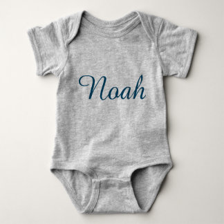 Grey Baby Bodysuit T-shirt 