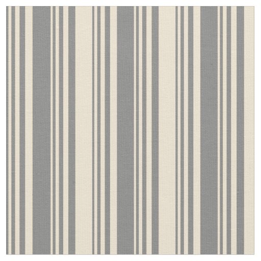 Grey & Beige Pattern Fabric