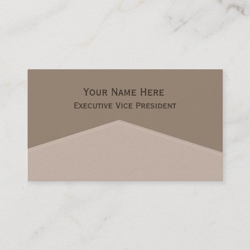 Customizable Grey Biege Center Point Business Card