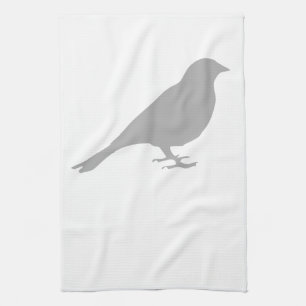 Grey Bird Kitchen Towel