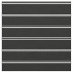 [ Thumbnail: Grey & Black Colored Lines Fabric ]