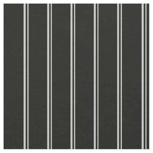 Grey & Black Colored Stripes Fabric