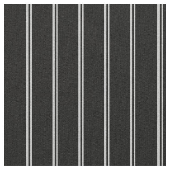 Grey & Black Colored Stripes Fabric (Close Up)