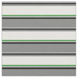 [ Thumbnail: Grey, Black, Gray, White, and Forest Green Colored Fabric ]