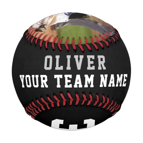 Grey Black Team Name Player Number Name Photo Baseball