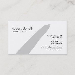 Grey Black White Pattern Business Card