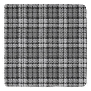  Grey Blackwatch Tartan Plaid Design  Trivet