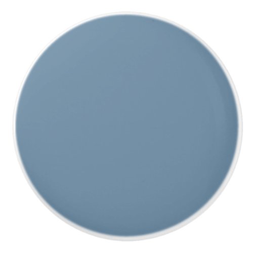 Grey Blue  Ceramic Knob