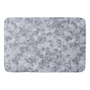 Grey Blue marble Bath Mat