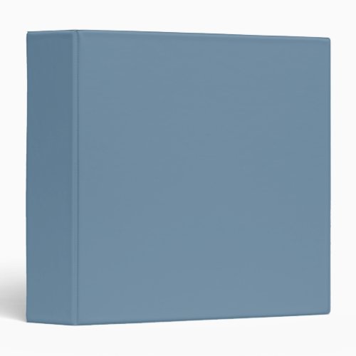 Grey Blue solid color  3 Ring Binder