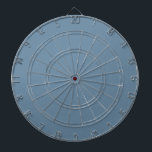 Grey Blue (solid color)  Dart Board<br><div class="desc">Grey Blue (solid color)</div>