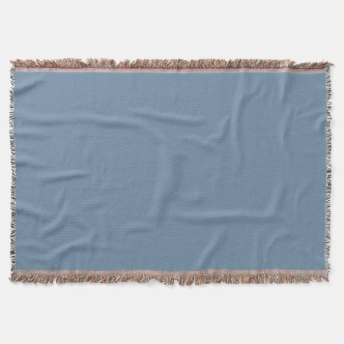  Grey Blue solid color Throw Blanket