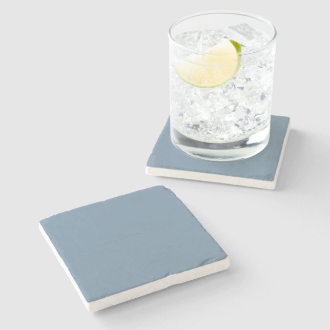 Grey Blue  Stone Coaster (Side)