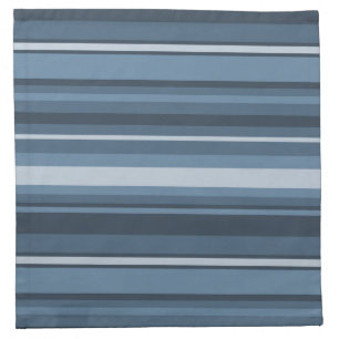 Grey-blue stripes napkin