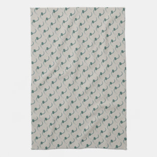 Grey Blue Towel