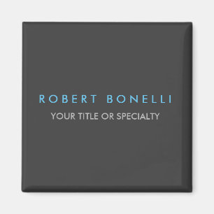 Grey Blue Trendy Magnet