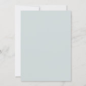 Grey Blush Blue Mountains Pine Save The Date Invitation (Back)