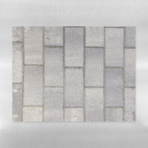 Grey Brick Cement Sidewalk  Magnetic Dry Erase Sheet