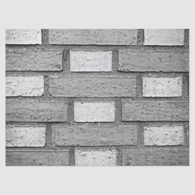 grey brick wall tissue paper (Front)