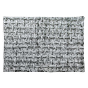 Grey Burlap Cloth Placemat