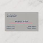 Grey Business Card Template
