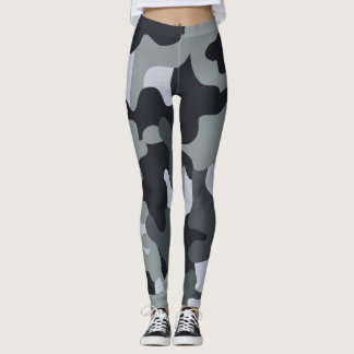 Grey Camo Urban Leggings