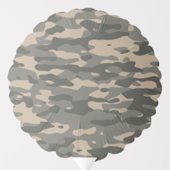 Grey Camouflage Balloon by JukkaHeilimo at Zazzle