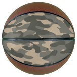 Grey Camouflage Basketball at Zazzle