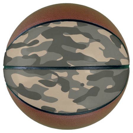 Grey Camouflage Basketball