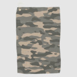 Grey Camouflage Golf Towel at Zazzle