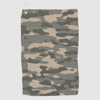 Grey Camouflage Golf Towel by JukkaHeilimo at Zazzle