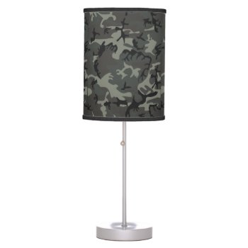 Grey Camouflage Lamps by Method77 at Zazzle