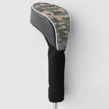 Grey Camouflage Leggings Golf Head Cover by JukkaHeilimo at Zazzle