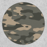 Grey Camouflage Patch at Zazzle