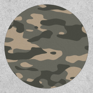 Grey camouflage patch