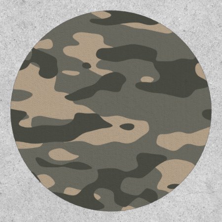 Grey Camouflage Patch