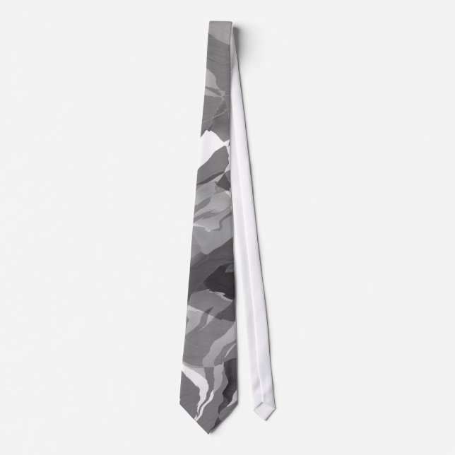Grey Camouflage Tie (Front)