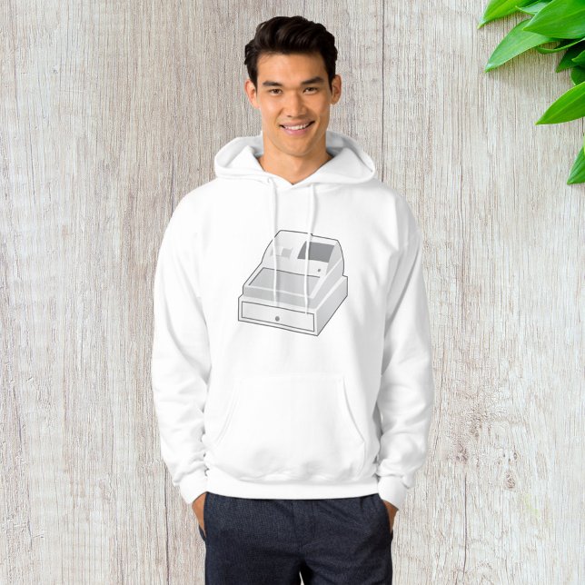 Grey Cash Register Minimalist Retail Hoodie (Creator Uploaded)