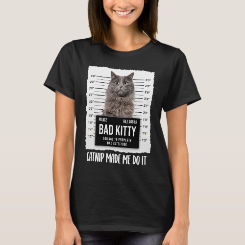 Grey Cat   Catnip made me do it for Women T_Shirt