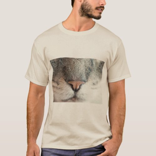 Grey Cat Men Sweater Feline Masculine Cozy Casual 