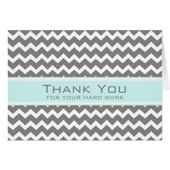 Grey Chevron Administrative Professionals Day Card