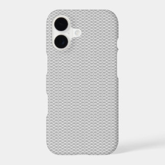 Grey Chevron Pattern iPhone 17 Case