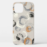 Grey Circles: Simple Seamless Pattern iPhone 12 Case