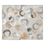 Grey Circles: Simple Seamless Pattern Duvet Cover