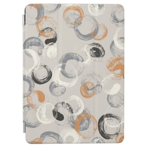 Grey Circles Simple Seamless Pattern iPad Air Cover