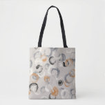 Grey Circles: Simple Seamless Pattern Tote Bag