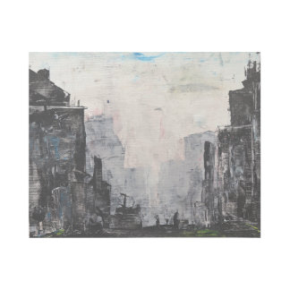 Grey City Abstract Print, Value Poster Paper 