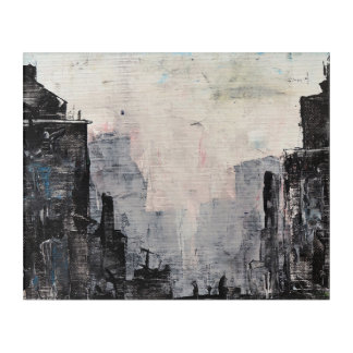Grey City Abstract Print, Value Poster Paper  Acrylic Print