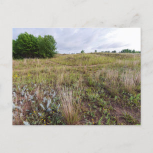 grey cloud dunes prairie landscape postcard
