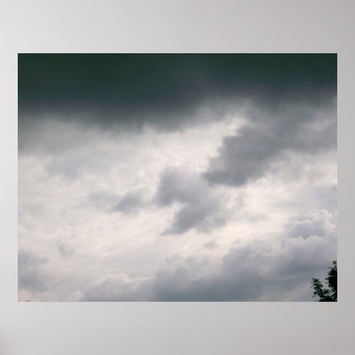 Grey Clouds Poster